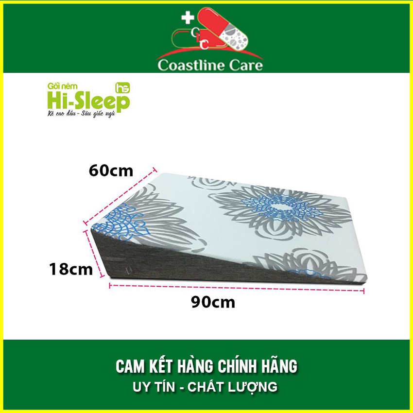 [90X60X18] - ĐỆM Hi-Sleep Chính Hãng Chống Trào Ngược Dạ Dày - THẾ HỆ MỚI