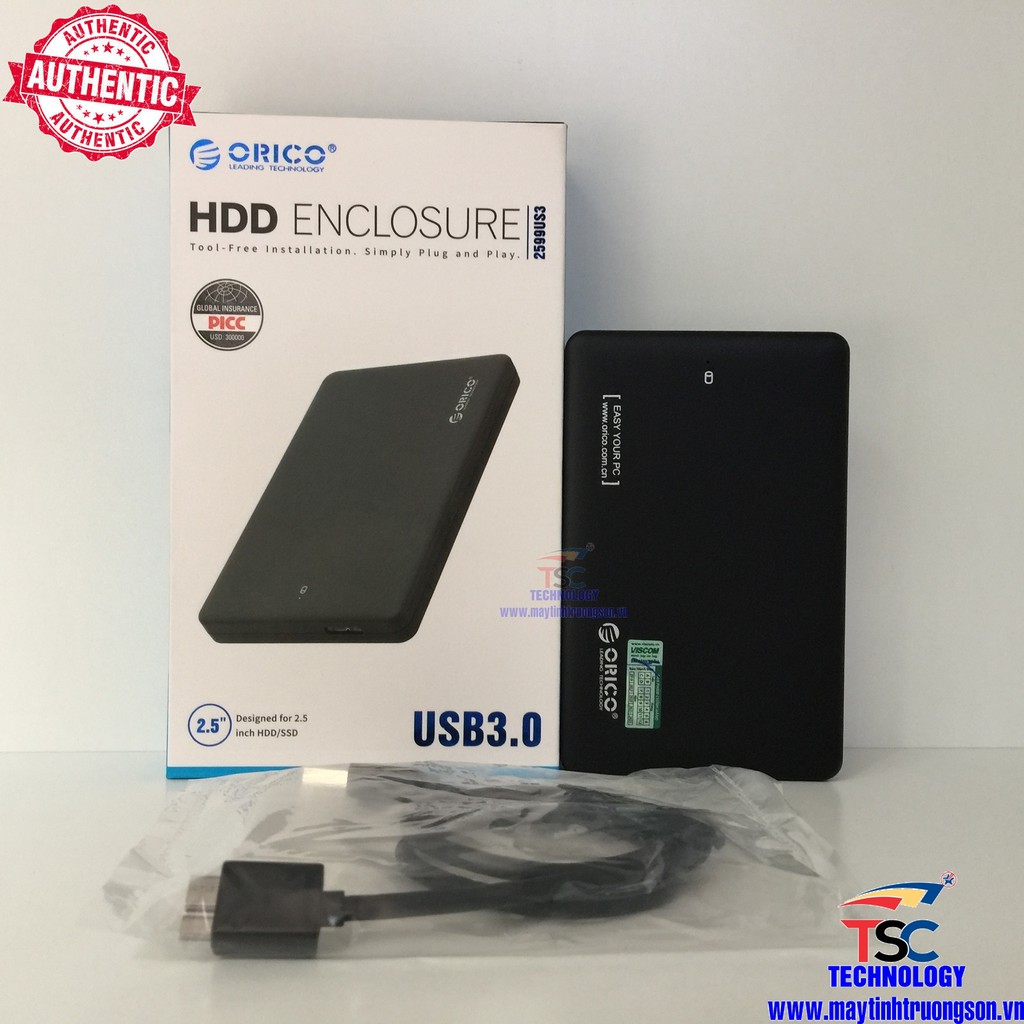 Hộp Ổ Cứng ORICO 2577u3 2599US3 2.5&quot; SSD/HDD SATA 3 USB 3.0 | Hãng Phân Phối - Maytinhtruongson.vn