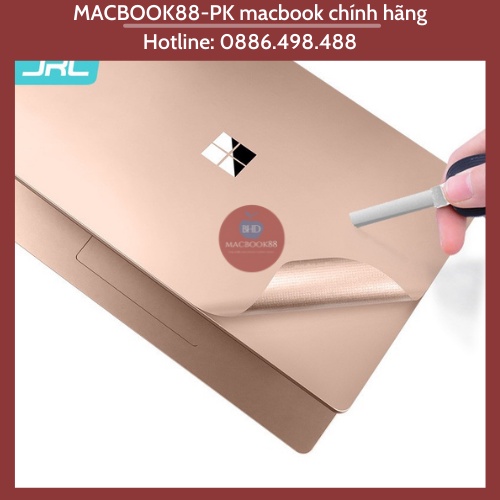 Bộ dán toàn thân 4in1 Surface Laptop 1/2/3, surface laptop go, surfacebook 1/2/3 chính hãng JRC
