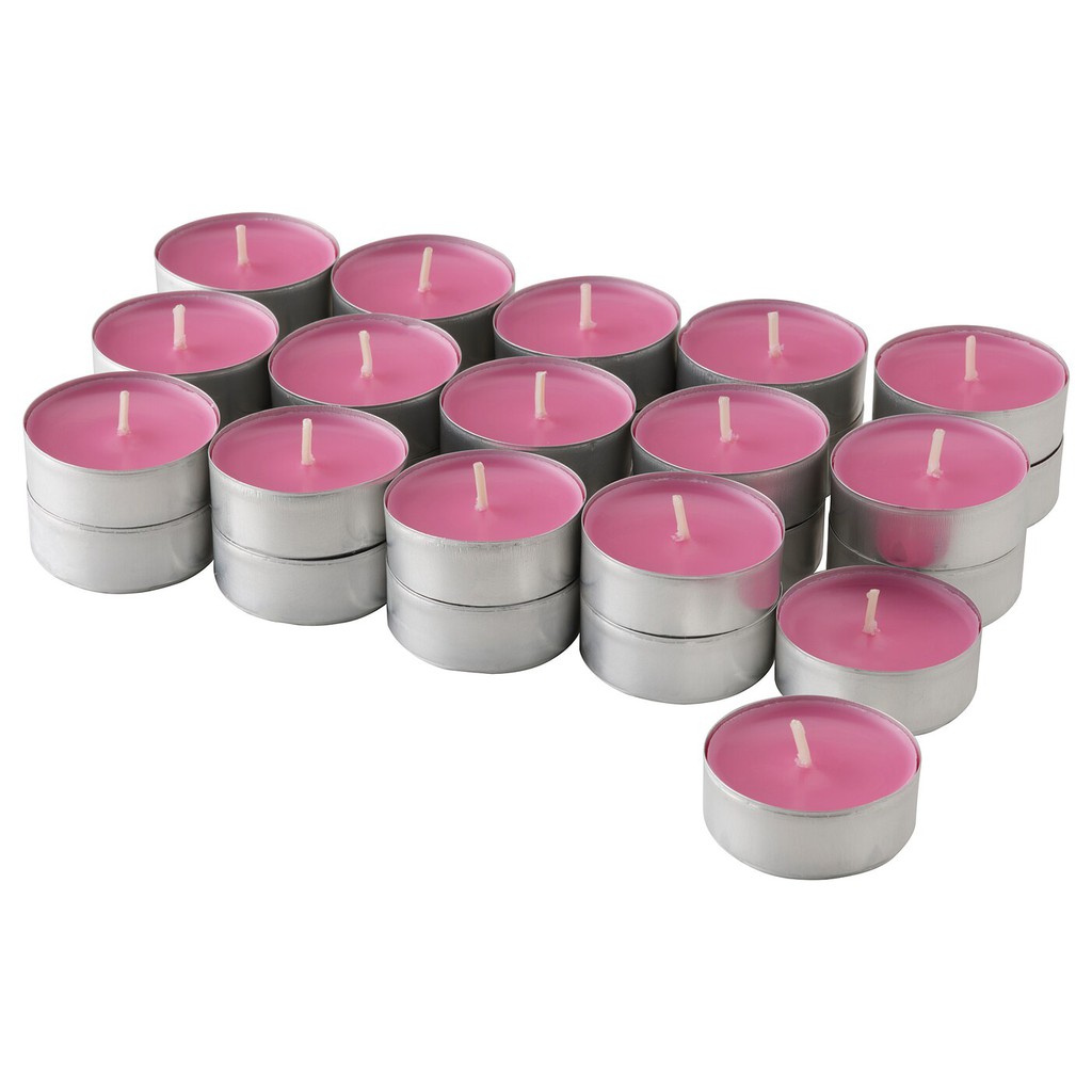 Bộ 30 nến viên thơm, tealight hương tự nhiên Sinnlig IKEA - 5 mùi