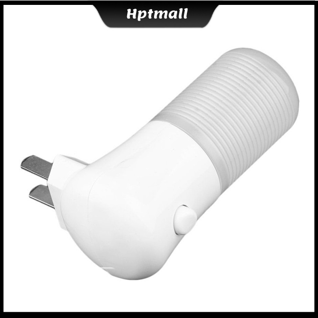 3W Plug-in Wall Manual On/Off Switch LED Night Light Soft White