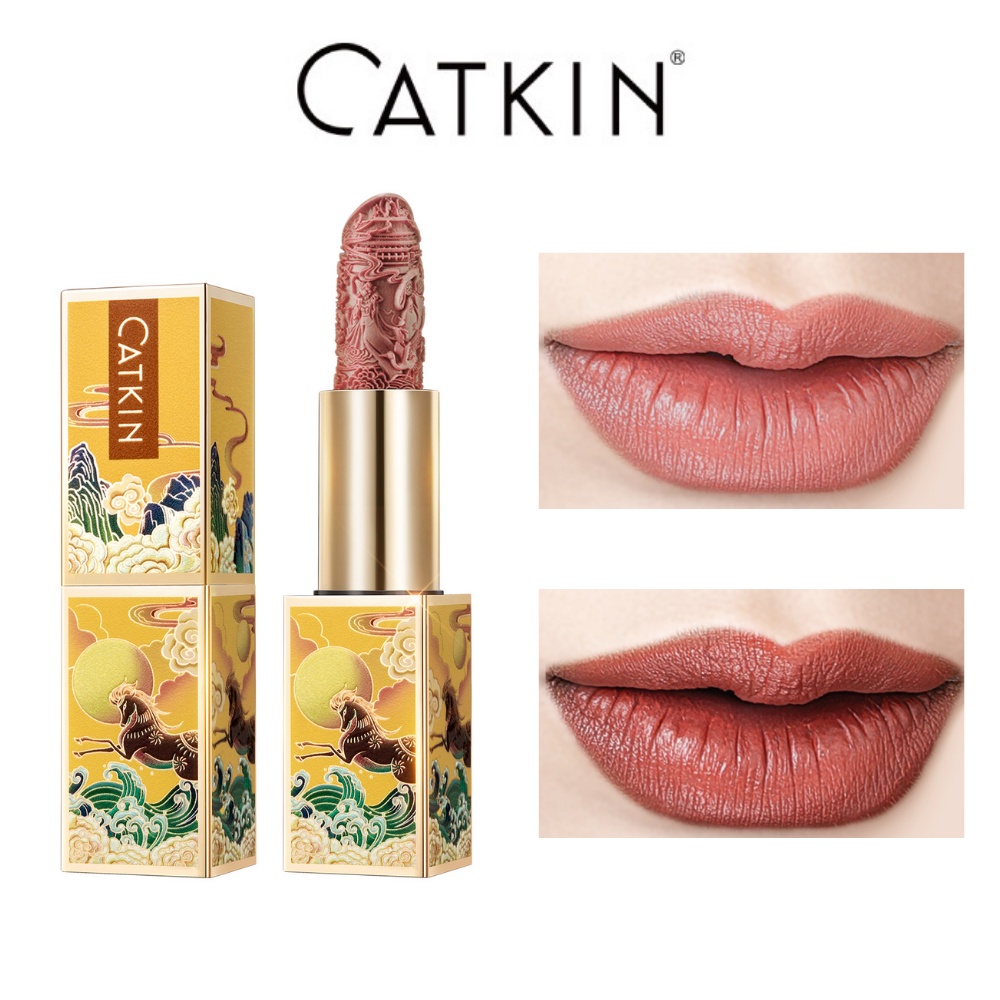 Son lì CATKIN chống nước lâu trôi không lem 2 màu tùy chọn 3.6g