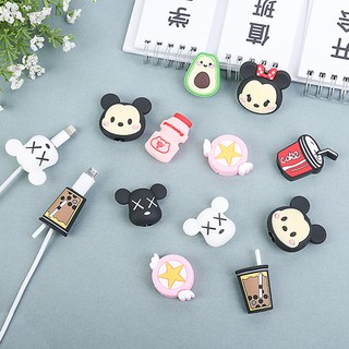 Phụ Kiện Bảo Vệ Đầu Dây Cáp Sạc Hình Hoạt Hình Đáng Yêu