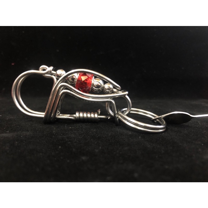 Móc khoá inox đá phong thuỷ