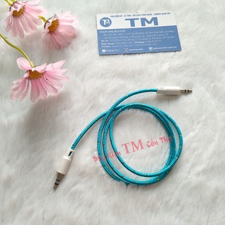 Cáp âm thanh 2 đầu 3.5mm dây dù dài 1m