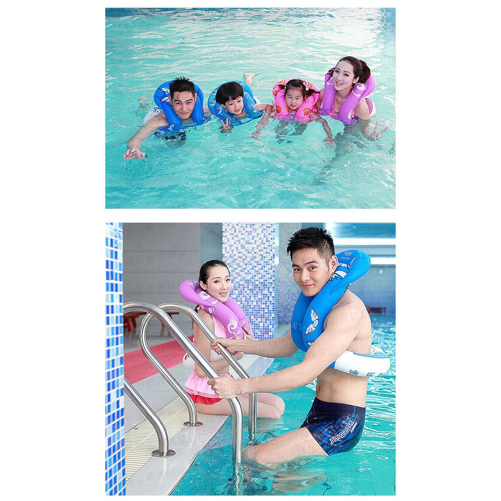 Áo bơi kiểu vòng bơi gọn nhẹ dễ hoạt động cho người lớn và trẻ em