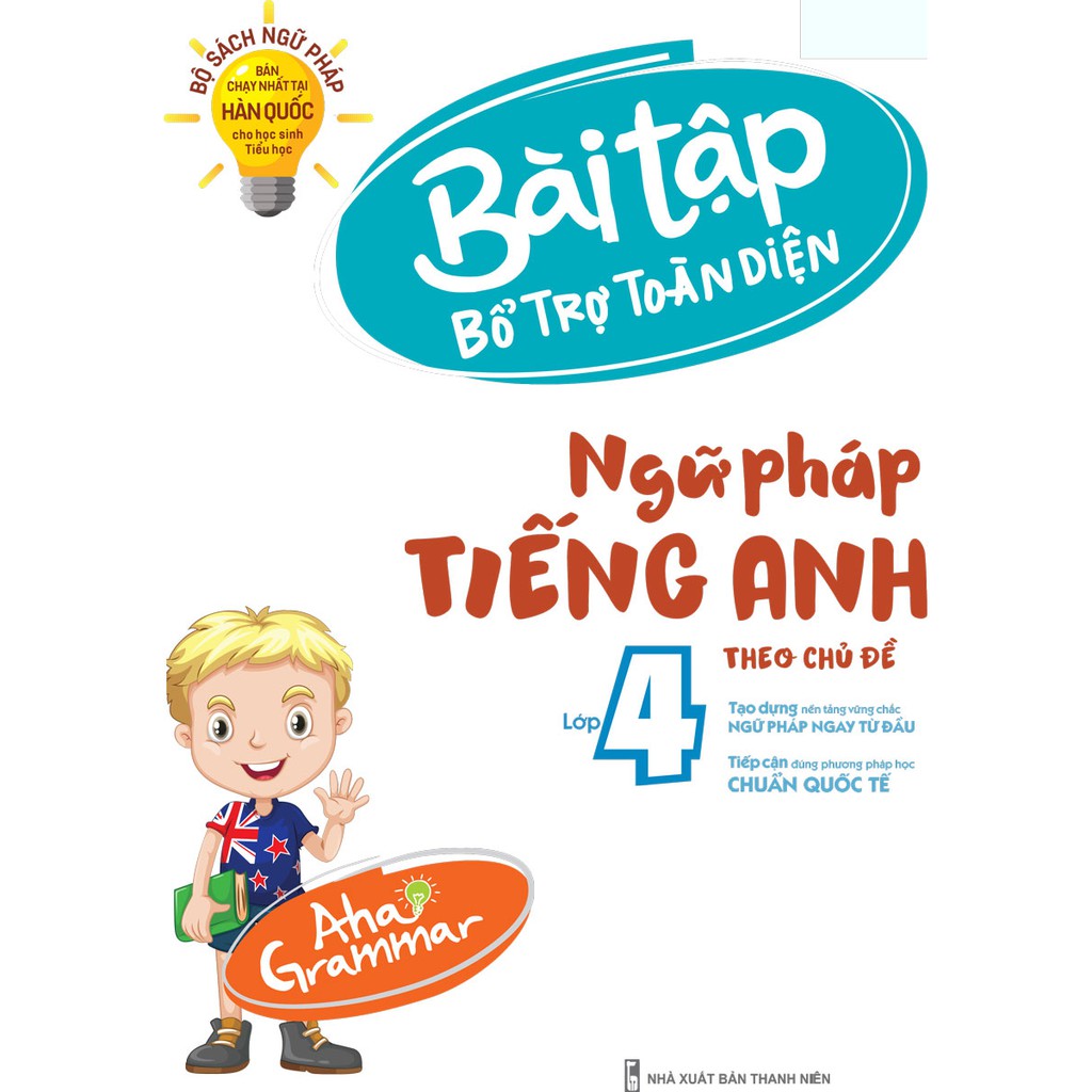 Sách Bổ Trợ - Aha Grammar - Bài Tập Toàn Diện Ngữ Pháp Tiếng Anh Theo Chủ Đề Lớp 4 - MEGABOOK