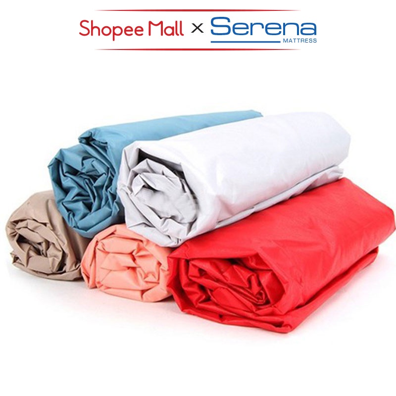 Ga Trải Giường Chống Thấm Poly SERENA Cao Cấp Bộ Ra Ga Drap Giường Chống Thấm Nước 1m2 1m4 1m6 1m8 2m 2m2