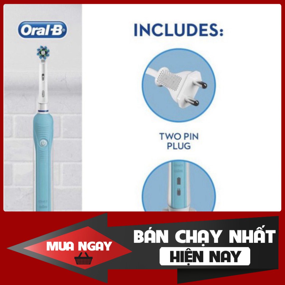 BÁN CHẠY NHẤT [FREESHIP 70K] Bàn chải điện Oral-B Pro 600 700 2000 2500 - Made in Germany (đủ bill) BÁN CHẠY NHẤT