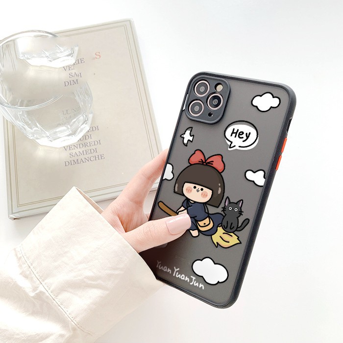 Ốp Lưng Iphone Cạnh Vuông Chống Sốc Lưng Sần Pro Cam hình Morris Every Thing 7plus/8plus/x/xs/11/12/13/14/pro/max