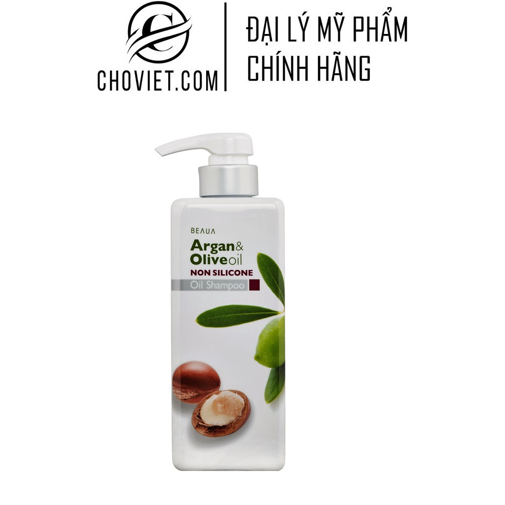 Dầu gội Beaua chiết xuất từ hạt Argan và dầu oliu 550ml - HÀNG NỘI ĐỊA NHẬT