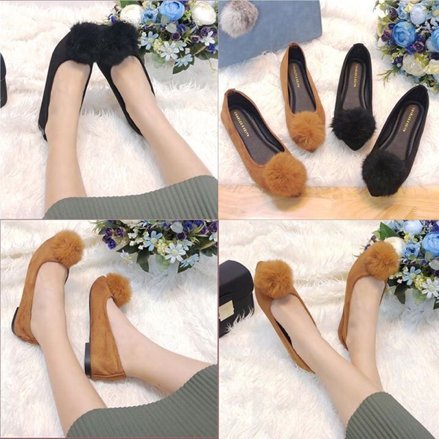 Giày búp bê cục bông