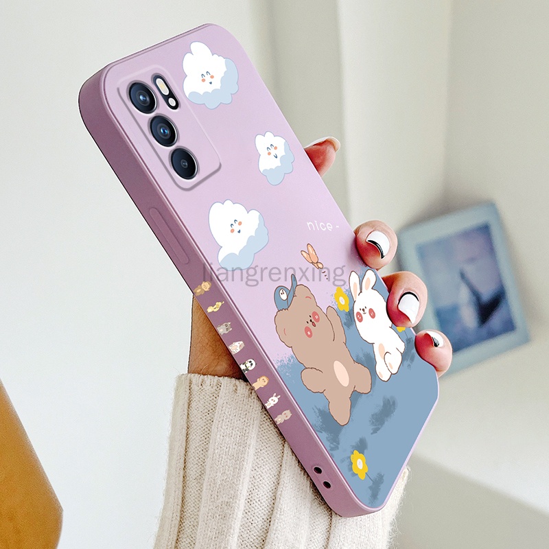 Ốp Điện Thoại Silicon Mềm Mịn Bảo Vệ Cho oppo reno 6 6z A16 oppo reno 6 z 5g
