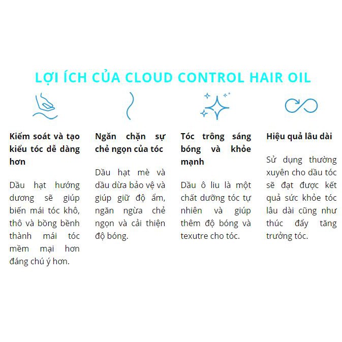 Tinh Dầu dưỡng tóc BLUMAAN CLOUD CONTROL HAIR OIL