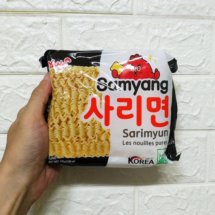 Lốc 5 gói Mì không gia vị Samyang gói 110gr