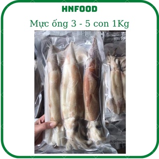 Mực ống tươi size 3-5 con 1kg