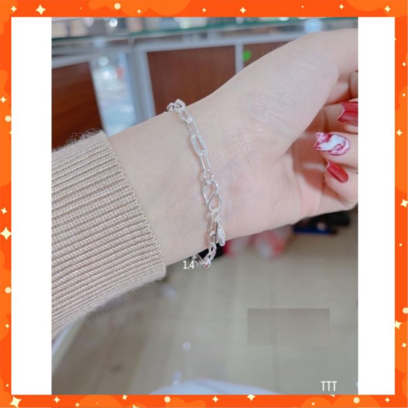 Lắc tay xích bạc xưởng bạc Anh Vững