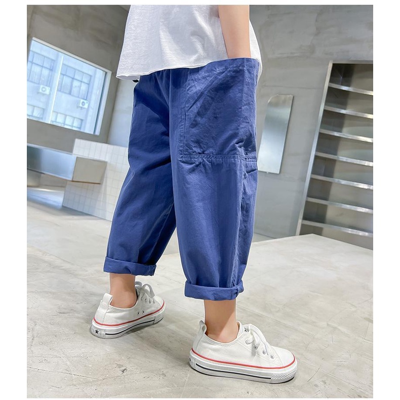 [Babycat] Quần Dài Đến Mắt Cá Chân Phong Cách Nhật Bản Hàn Quốc Thời Trang Mùa Hè Hàng Mới Dành Cho Bé Trai (08) 2022