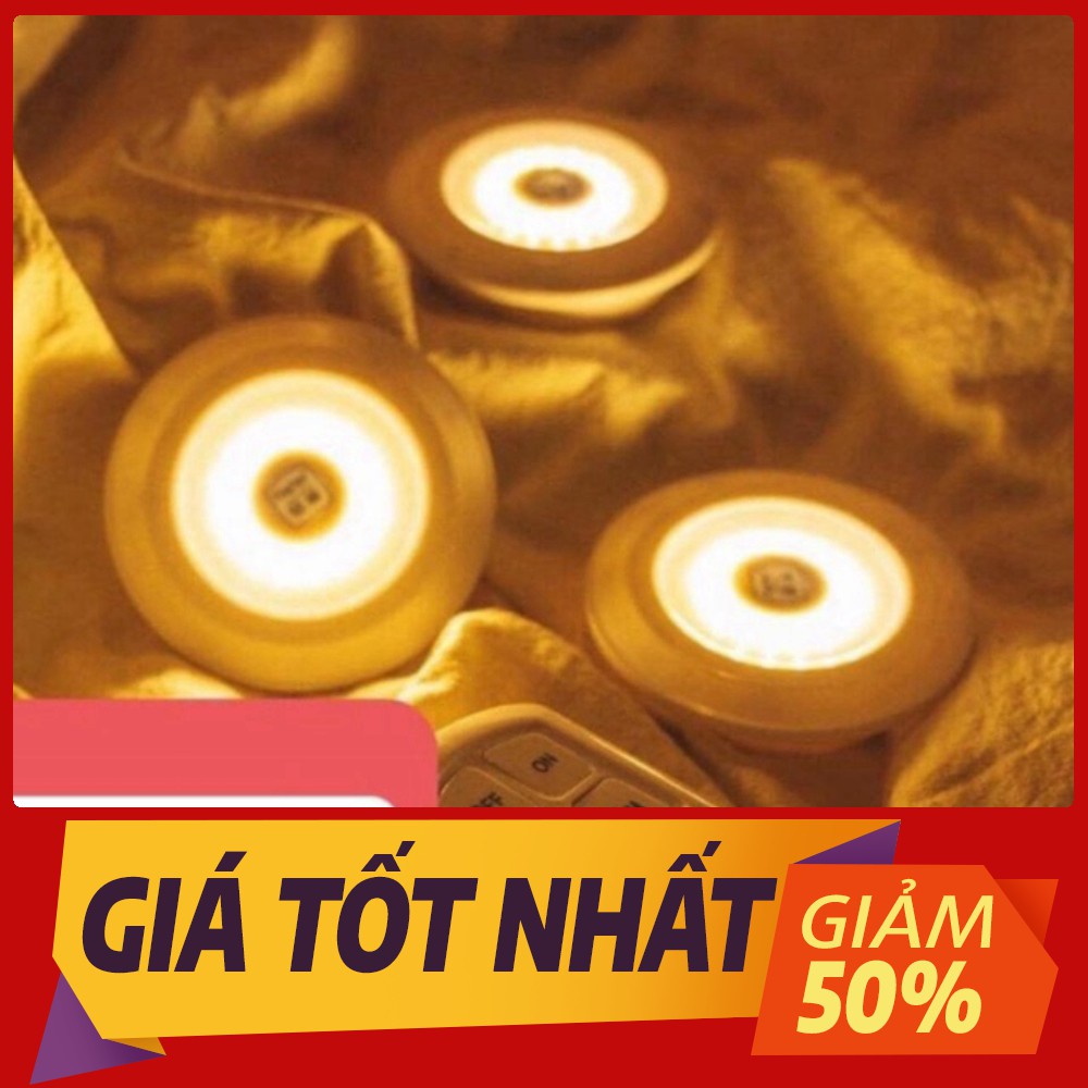 [Sale toàn shop] sét 3 đèn led dán tường  + điều khiển