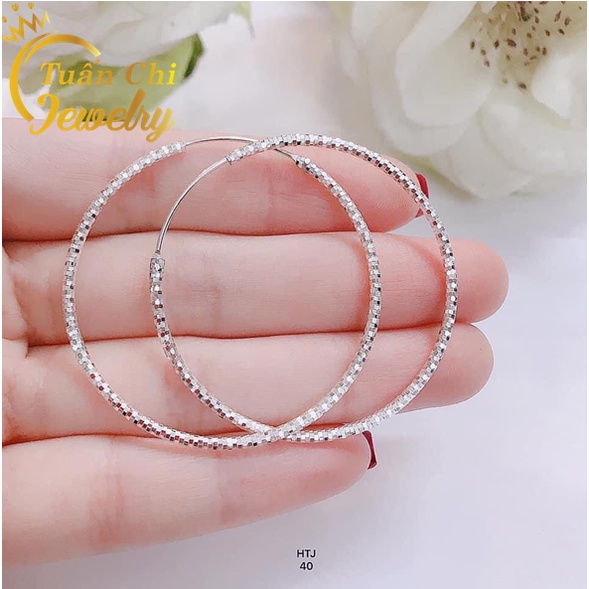 Khuyên Tai Vòng Tàu Sang Chảnh Đủ Mọi Kích Cỡ, Bạc 925 Cao Cấp