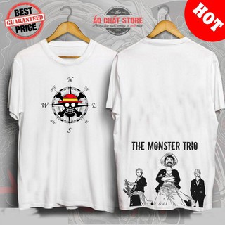 SALE- Áo Thun Luffy Team One Piece Cực Đẹp | Áo Phông Đảo Hải Tặc Zoro Luffy Law Tshirt - áo cực chất
