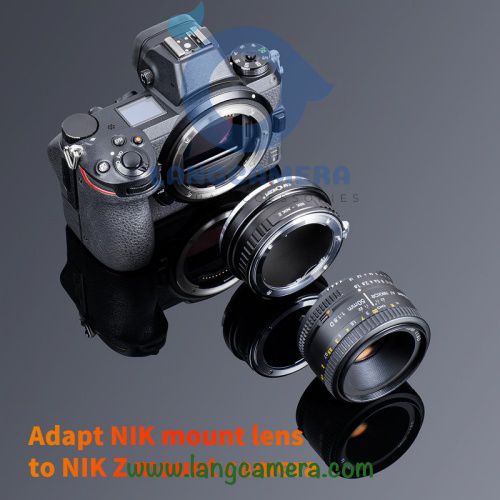 Ngàm chuyển AI - Nikon Z hiệu K&amp;F Concept (sử dụng lens Nikon trên máy Nikon Z)
