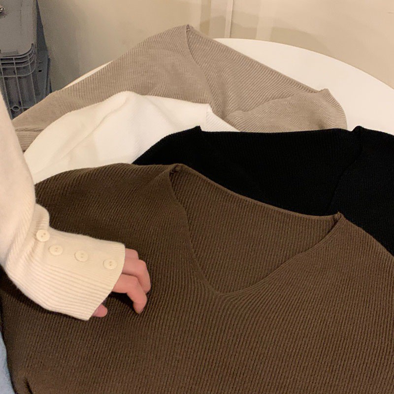 Áo sweater dạng rộng duyên dáng dành cho phái đẹp