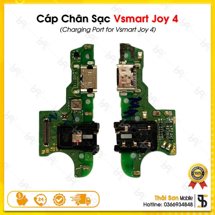Cáp Chân Sạc Vsmart Joy 4 - Bo Sạc / Cụm Đuôi Sạc Điện Thoại Vsmart Joy4 Zin Bóc Máy