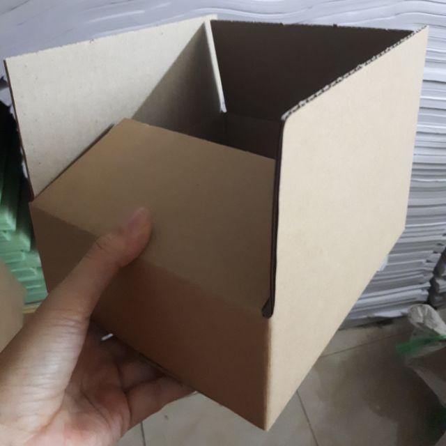 10 hộp carton đóng hàng 16x20 cao 6cm