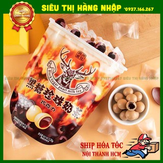 Kẹo trà sữa trân châu đường đen Đài Loan 128g