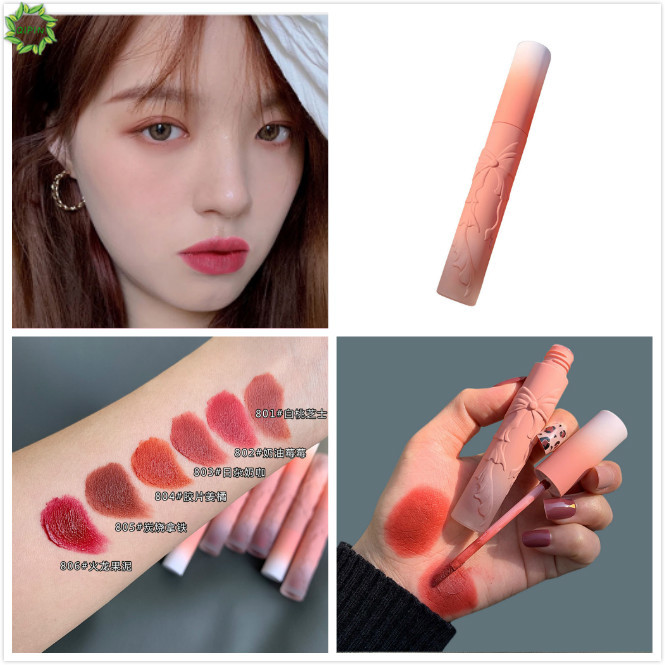 [Hàng mới về] Son môi trang điểm màu nhung lì tự nhiên chống thấm nước lâu trôi với 6 màu sắc thời trang tùy chọn | BigBuy360 - bigbuy360.vn