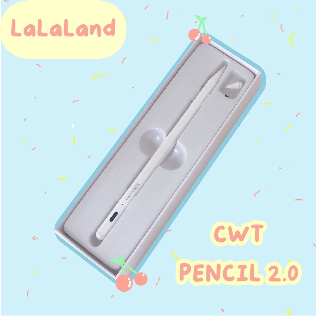 (Bảo hành 12 tháng) Bút Cảm Ứng CWT PENCIL 2.0 hỗ trợ chống tỳ đè cho các dòng IPAD từ 2018