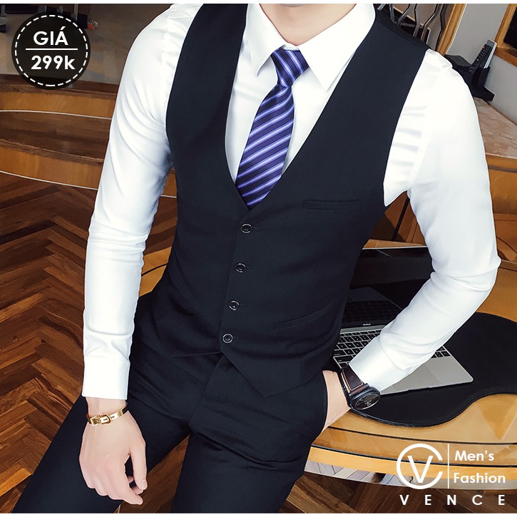 Áo Gile cao cấp theo màu vest chất vải cao cấp form ôm đẹp.