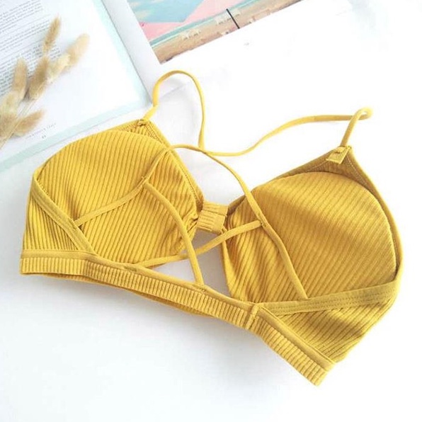 Áo lót AOWEINISI thiết kế nơ quyến rũ cho phụ nữ