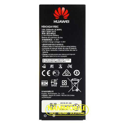 Pin Huawei ASCEND Y6/ Y5II/ Honor 4A HB4342A1RBC 2200mAh Zin chính hãng