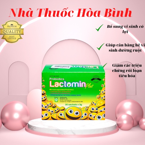 Men vi sinh Lactomin Plus bổ sung lợi khuẩn, ngừa rối loạn tiêu hóa hấp thụ dinh dưỡng tối ưu - Hàng Date Dài
