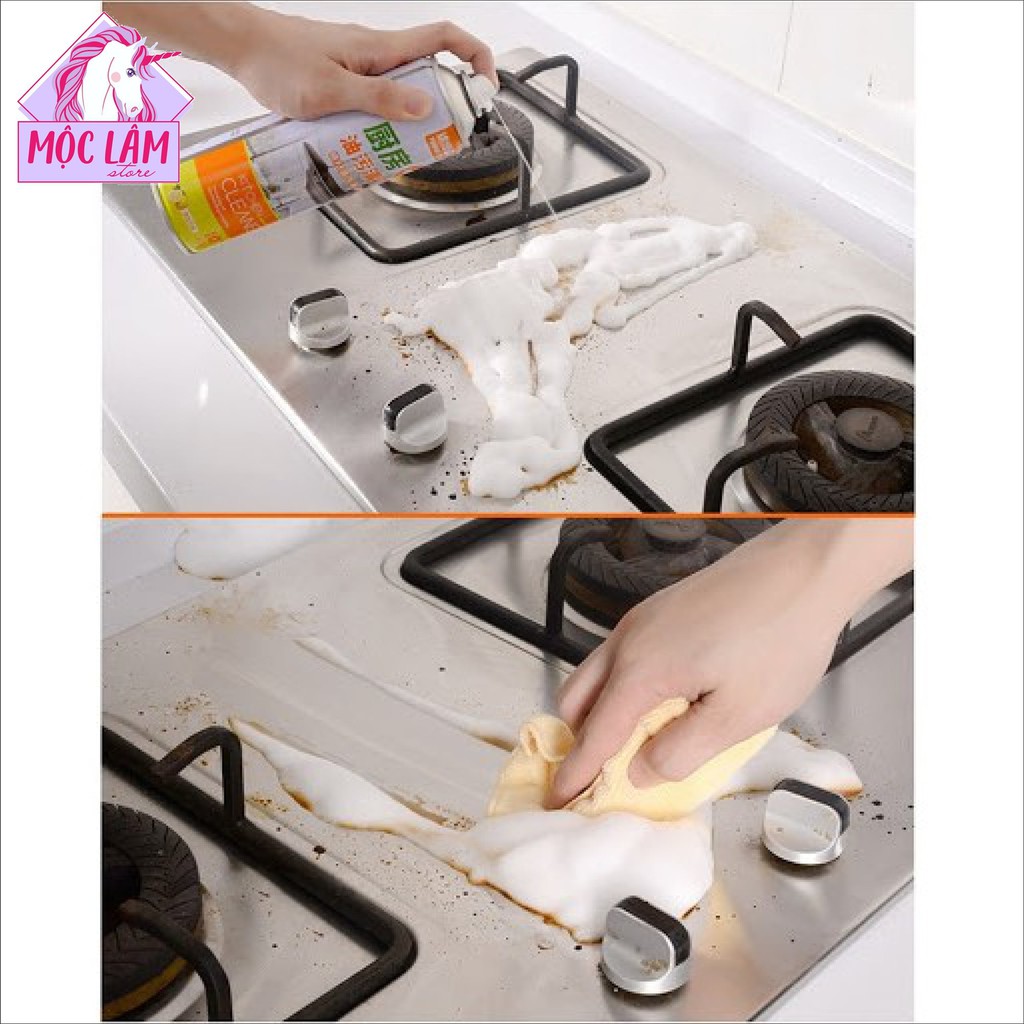 Chai xịt tẩy rửa đa năng chất tẩy đa năng Kitchen Cleaner tẩy rửa nhà bếp sạch bóng, đánh bay dầu mỡ ML09