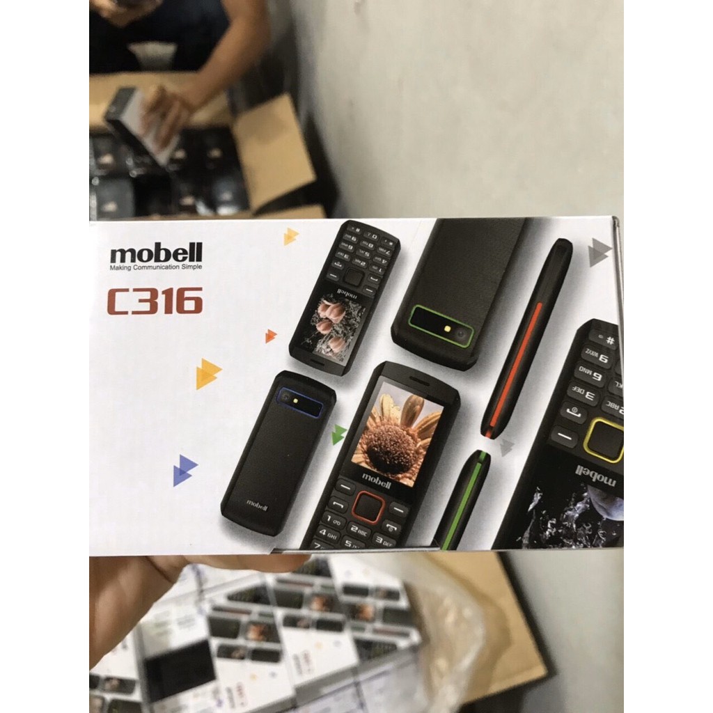 Điện Thoại Mobell C316 2 sim Bảo hành 12 tháng - Hàng chính hãng