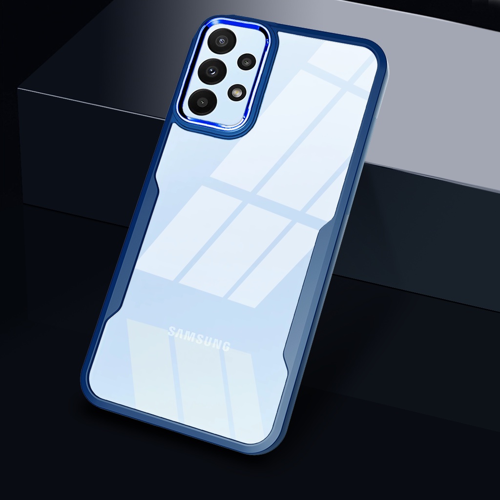 Ốp điện thoại trong suốt KOOSUK bằng acrylic 2 trong 1 cho Samsung Galaxy A23 A13 A53 A33 A73 4G 5G
