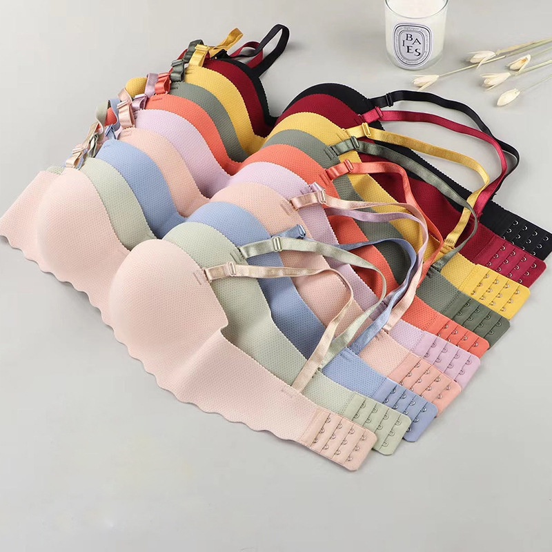 Áo Ngực Không Gọng Màu Sắc Đơn Giản Thoáng Khí Thoải Mái Thời Trang Size 32 - 38