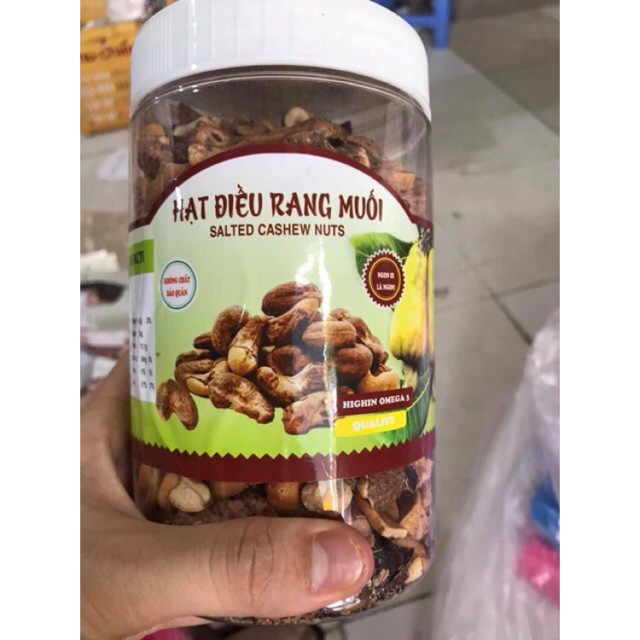 Hộp 500g hạt điều rang muối BÌNH PHƯỚC