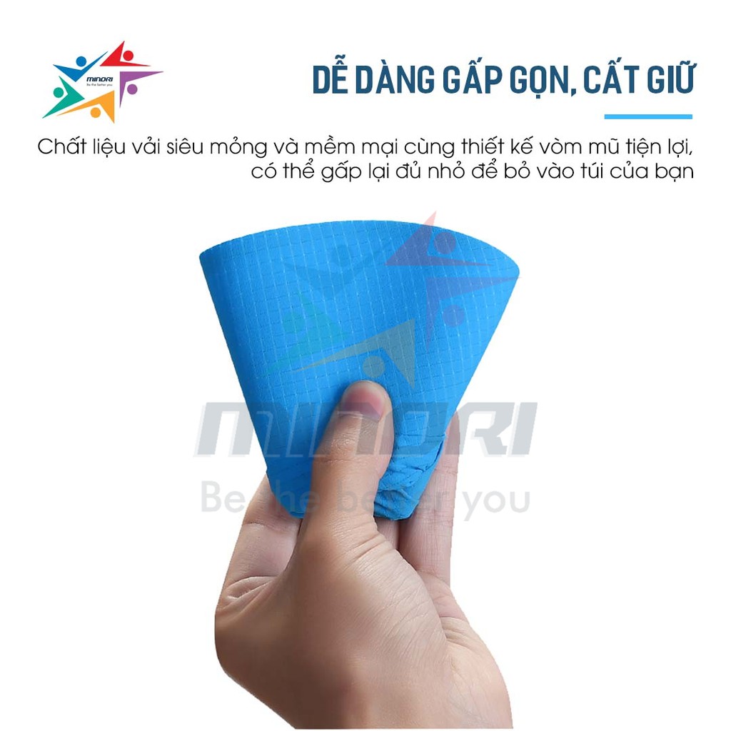 Mũ Chạy Bộ Chống Năng Siêu Nhẹ Aonijie E4107 - Vải Mềm Gấp Gọn, Thấm Hút Tốt