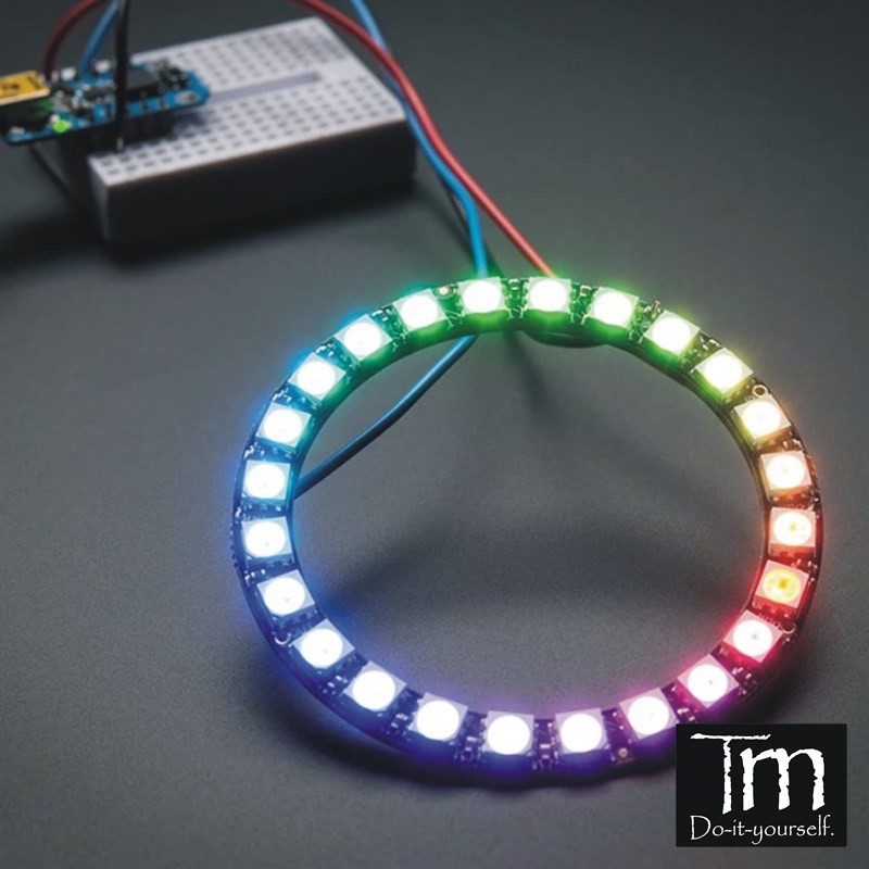 Vòng LED Hiển Thị WS2812 Nhẫn NeoPixel RGB 12/16/24 LED