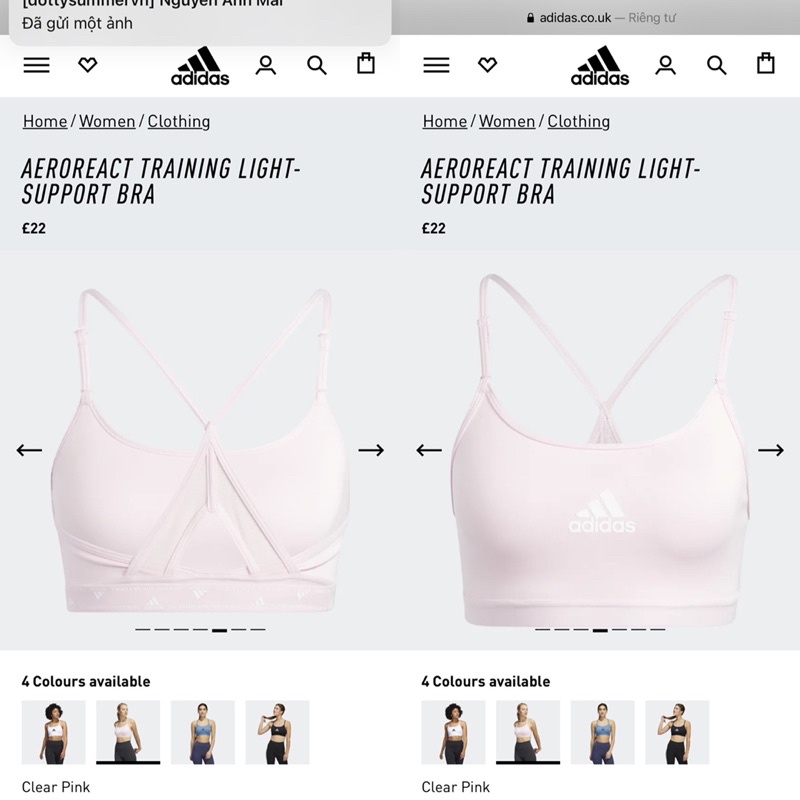 Áo Tập Sport Bra Xuất Khẩu A.didas Un.der Amour S M L XL