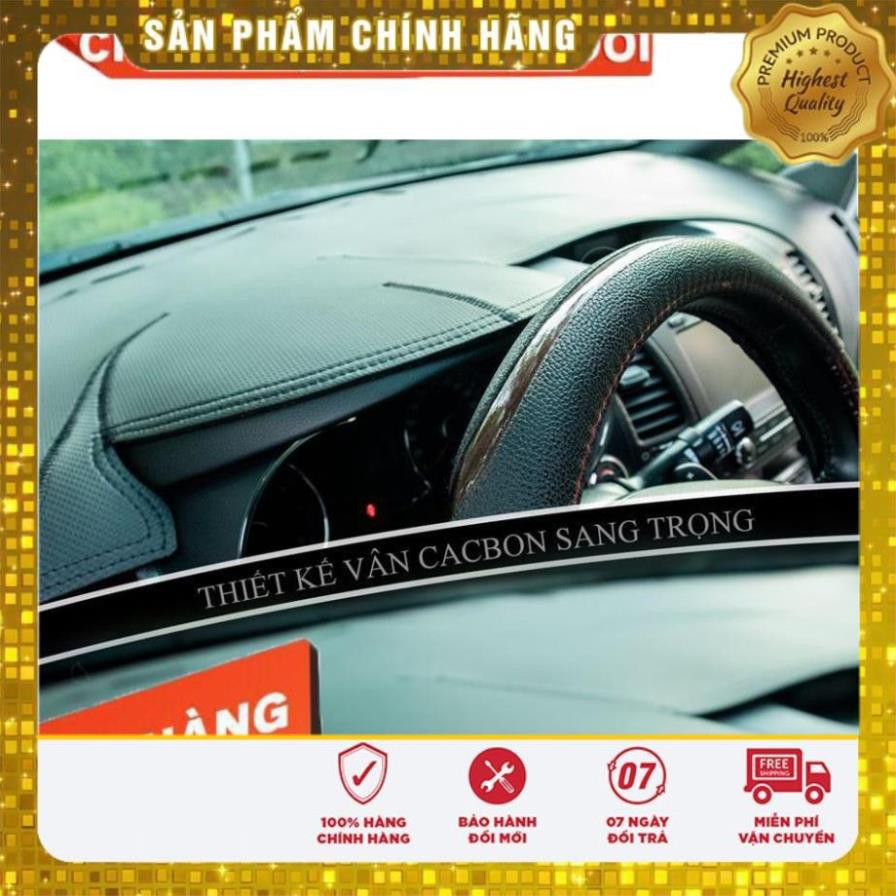 FREE SHIP- Thảm taplo Chevrolet Colorado bằng lông Cừu 3 lớp hoặc Da Cacbon