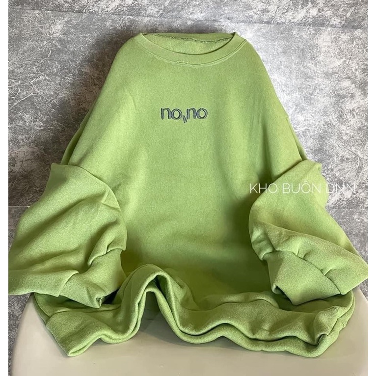 Áo Sweater Form Rộng Unisex Tay Bồng Nam Nữ Mặc Được Chất Nỉ