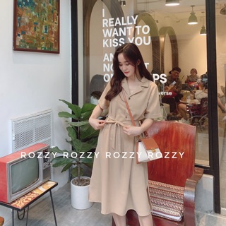 🌻🌿 Váy sơ mi cổ vest Lacy