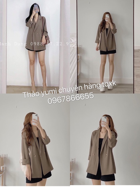 Áo vest blazers mỏng 2 khuy freesize chính hãng boiling | BigBuy360 - bigbuy360.vn