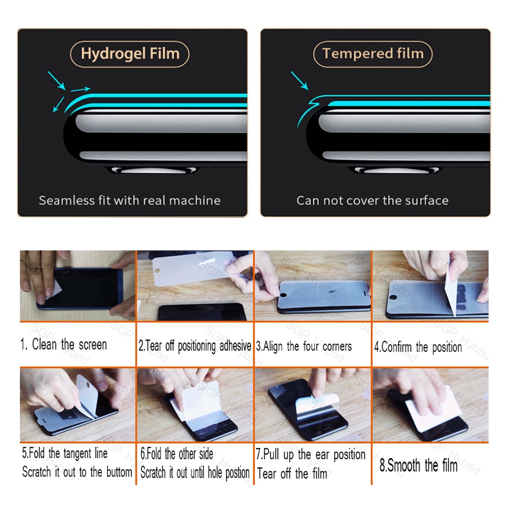 Miếng Dán Cường Lực Hd Hydrogel Mềm Chống Trầy Cho Samsung Galaxy Z Flip 3