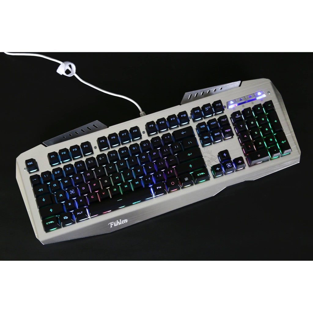 Bàn phím cơ Edra EK387 EK384 RGB (Bản mới) Cáp TypeC Fuhlen G37S - Phím cơ E-dra EK387 | BigBuy360 - bigbuy360.vn